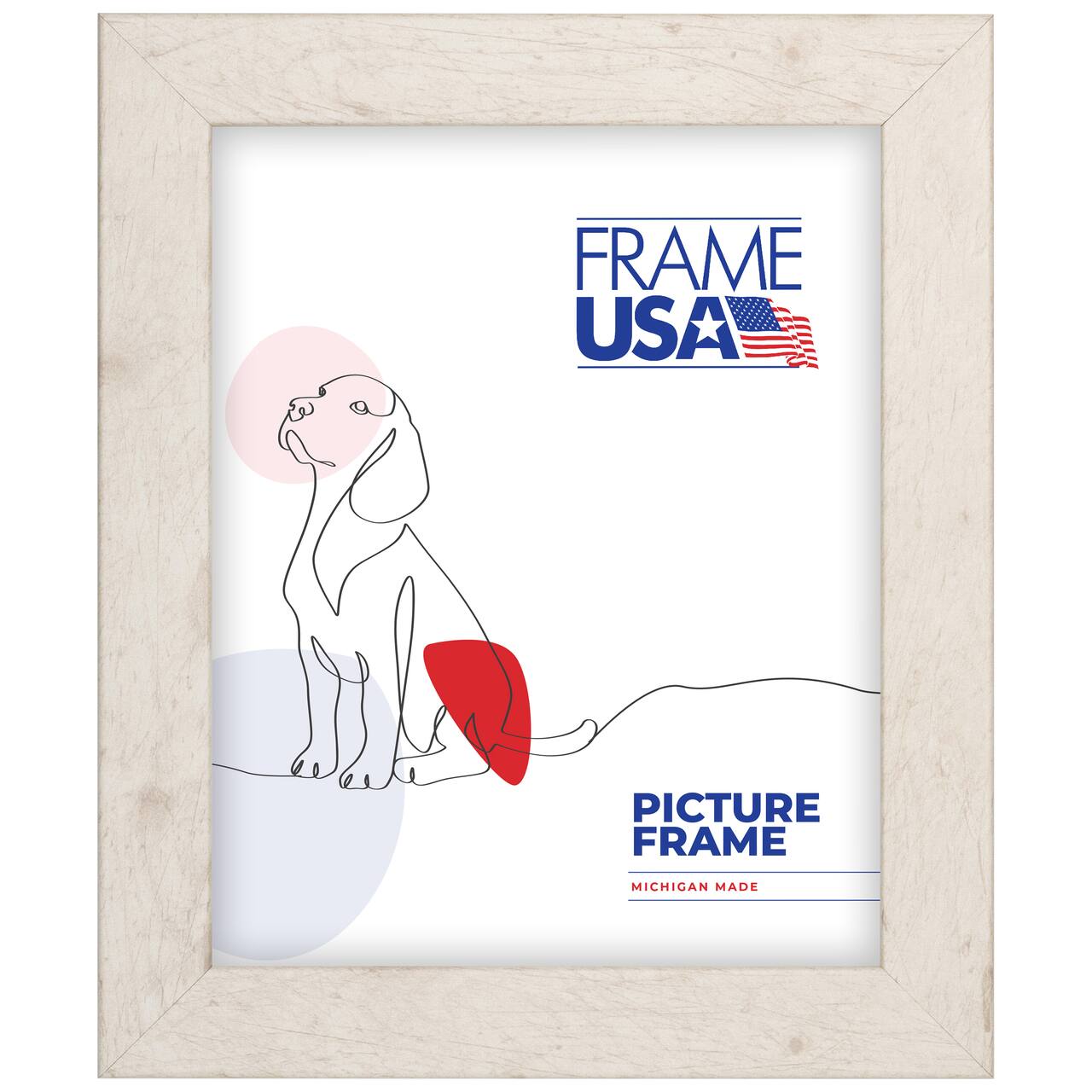 Frame USA Rustic White Single Image Picture Frame